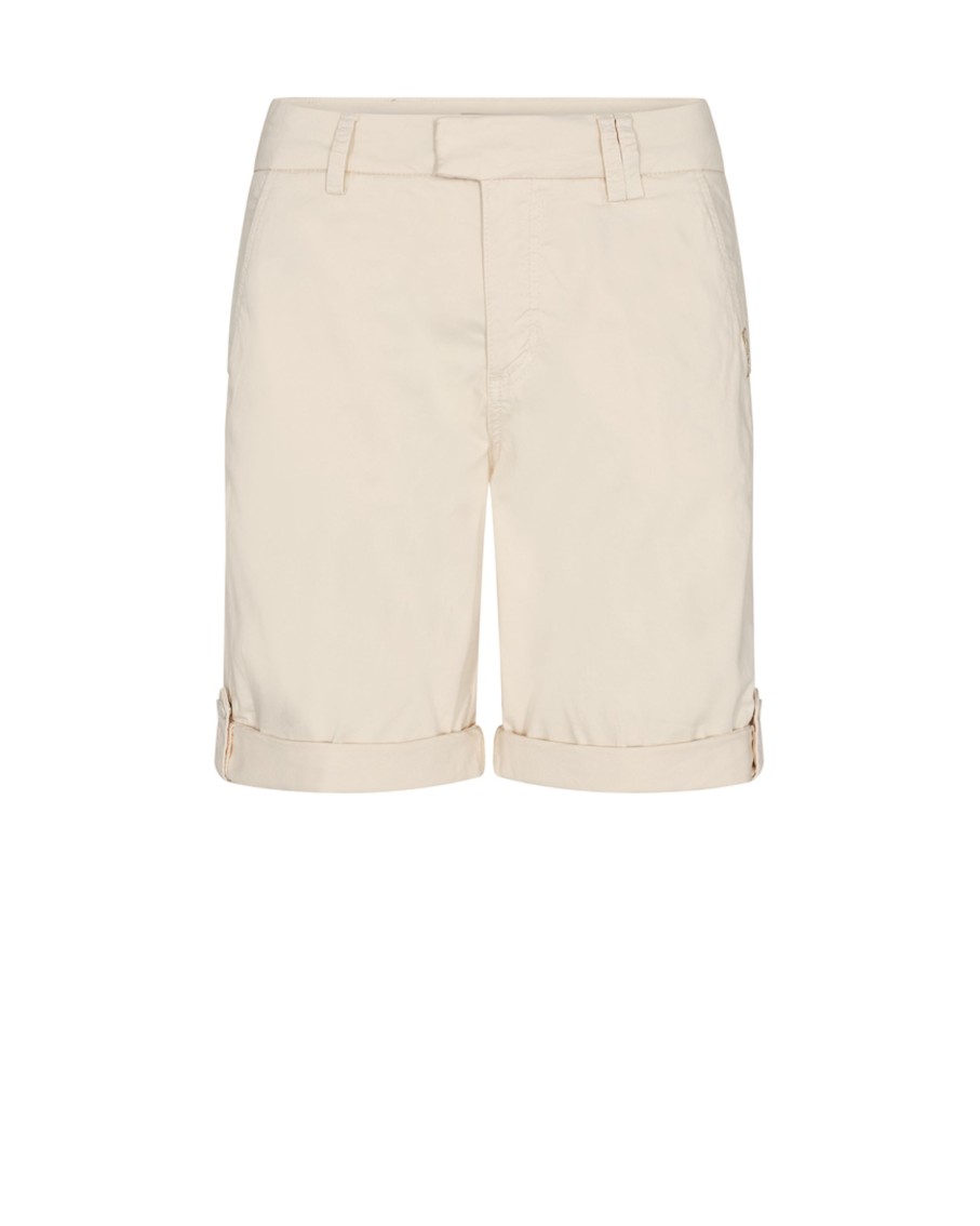 Vaatteet Mos Mosh | Jolanda Chino Shorts, Pearled Ivory