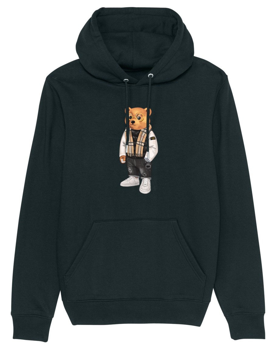 Vaatteet Baron Filou | Organic Hoodie Filou Xxxii, Black