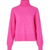 Vaatteet Samsøe & Samsøe | Nola Turtleneck, Fuchsia Fedora