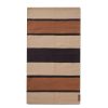 Koti Lexington Company | Striped Organic Cotton Rug 70X130, Beige/Dark Gray
