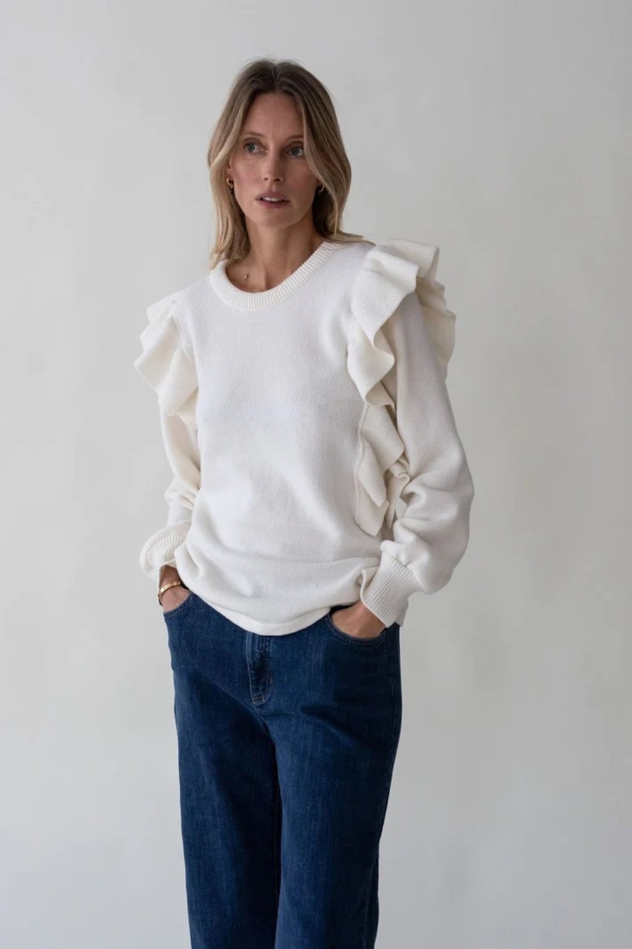 Vaatteet GAUHAR Helsinki | Vicky Knit, Ivory