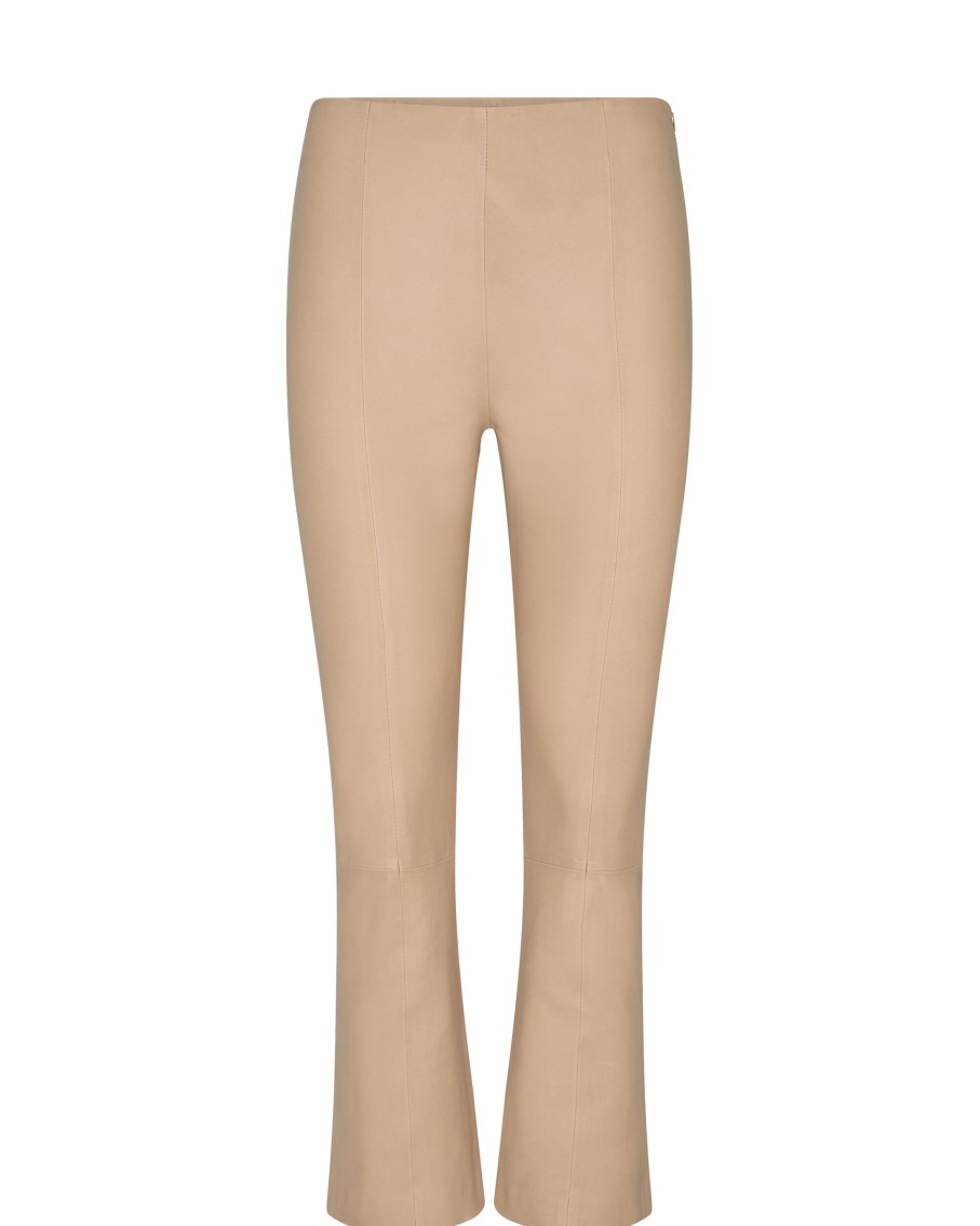Vaatteet Mos Mosh | Sarah Leather Legging, Tan