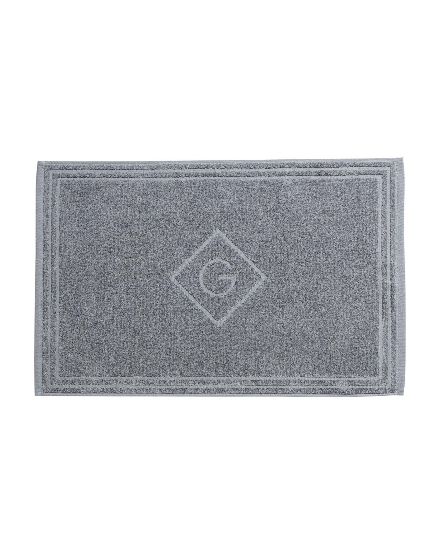 Koti Gant Home | Organic G Shower Mat, Elephant Grey