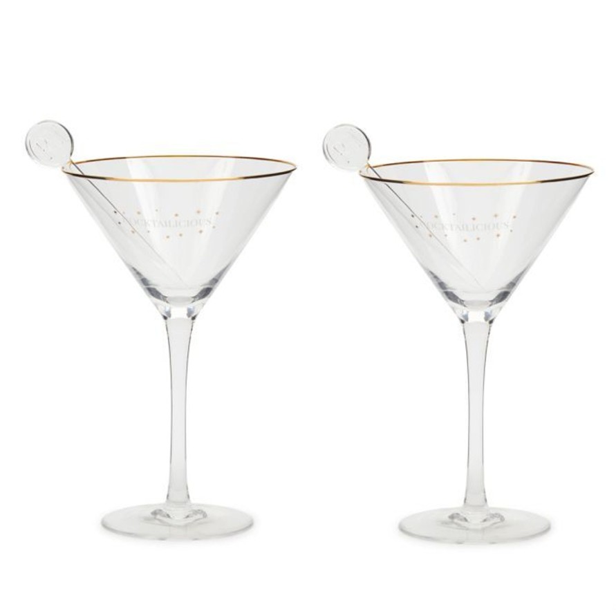 Koti Rivièra Maison | Cocktailicious Glass & Stick, 2 Pieces