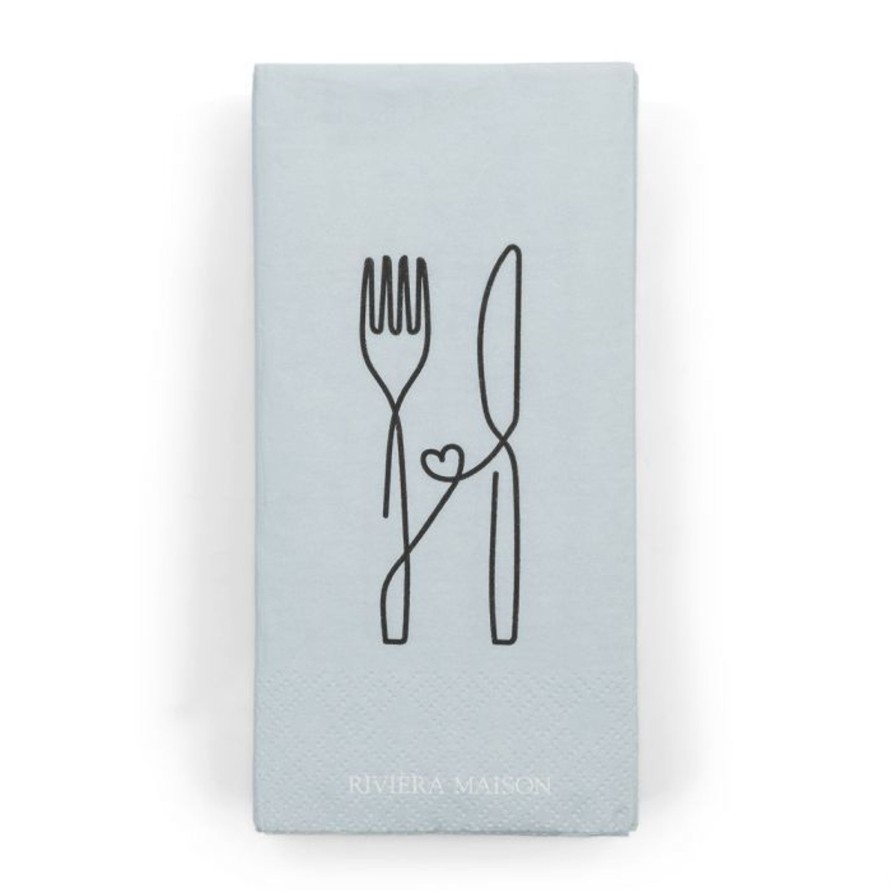 Koti Rivièra Maison | Paper Napkin Stylish Cutlery
