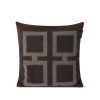 Koti Lexington Company | Graphic Wool 50X50, Dark Gray/White/Brown