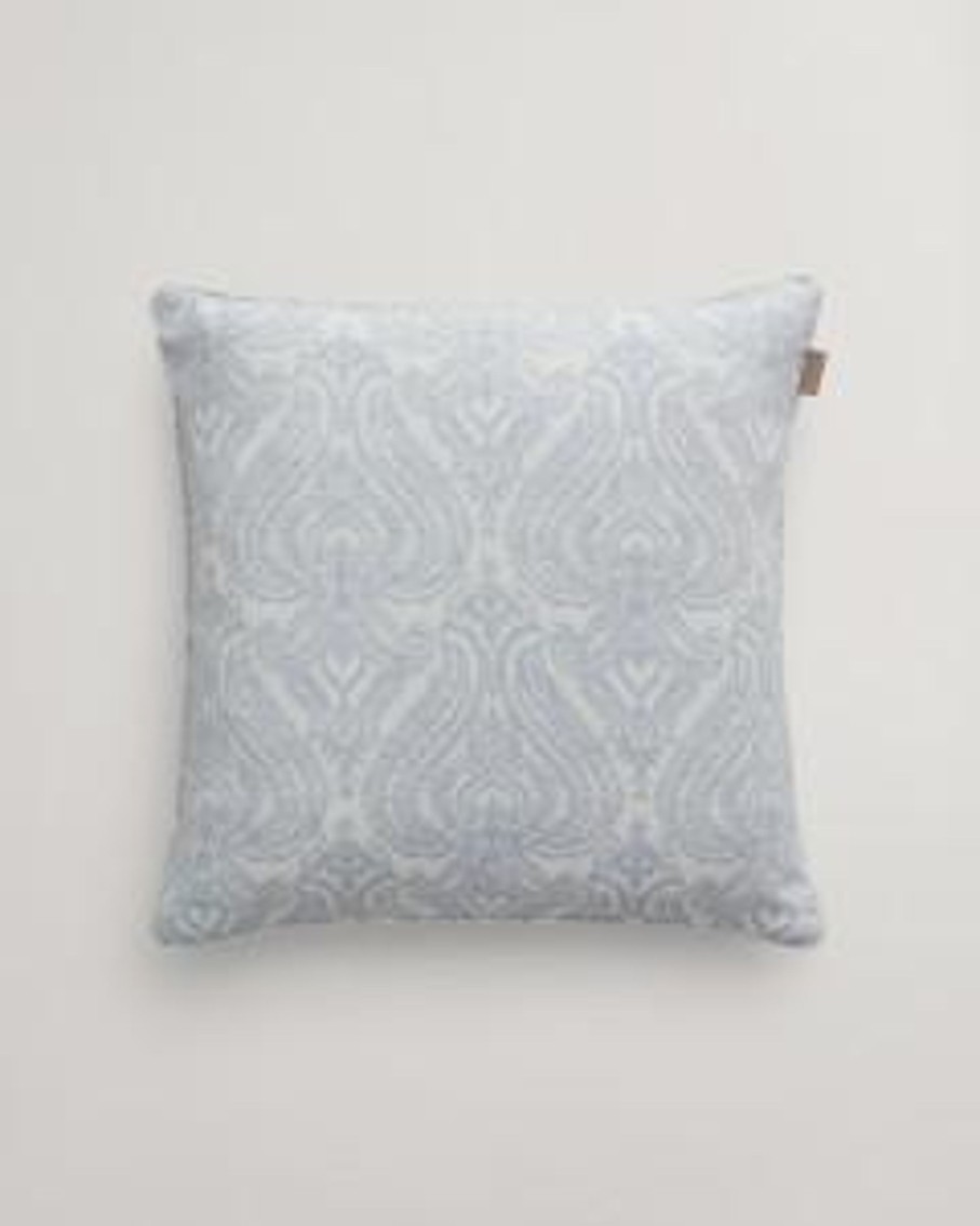 Koti Gant Home | Porcelain Jacquard Cushion, Day Blue