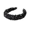 Kengat&Asusteet GAUHAR Helsinki | Headband Padded Sequins, Black