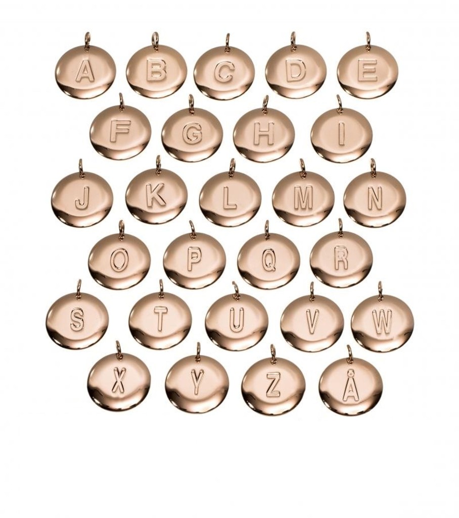 Kengat&Asusteet Edblad | Charmentity Large Letter, Rose Gold