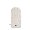 Koti Lexington Company | Icons Cotton Herringbone Striped Mitten, Beige/White