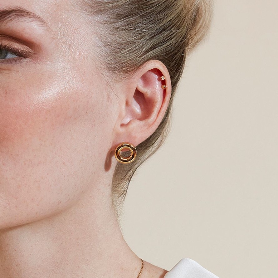 Kengat&Asusteet Edblad | Halo Studs, Gold