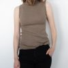 Vaatteet Davida | Fine Knit Rib Tank, Mink