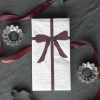 Koti Storefactory | Rosett Napkin, White/Red