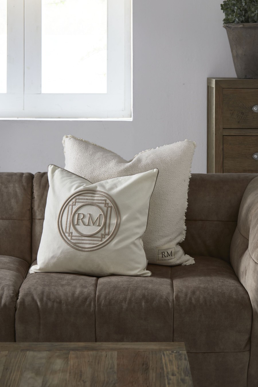 Koti Rivièra Maison | Steven Pillow Cover 50X50